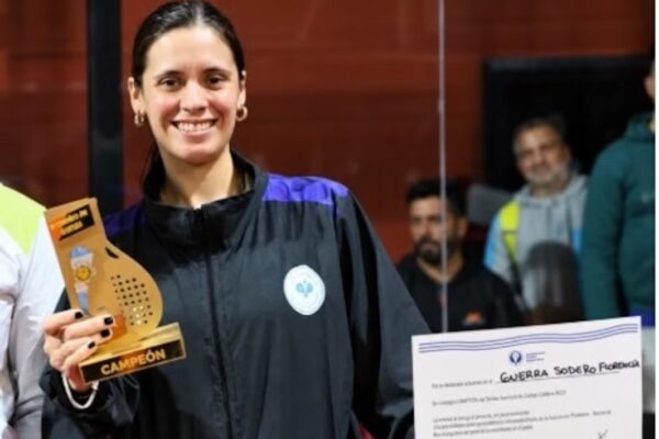 Florencia Guerra Sodero, jugadora argentina de pádel. Foto: Agencia NA (@florguerrasodero).