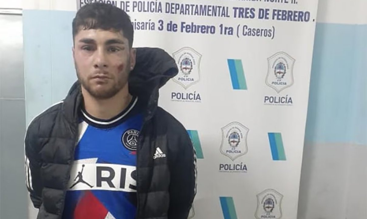 Cirigliano fue detenido en Tres de Febrero. Foto: Agencia NA (Policía)