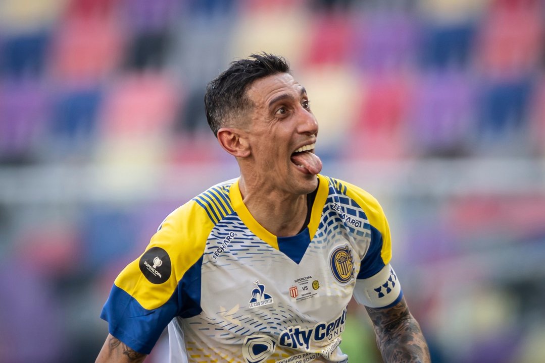 Ángel Di María criticó a Estudiantes por los incidentes del final del partido. Foto: Agencia NA (@Rosario Central)