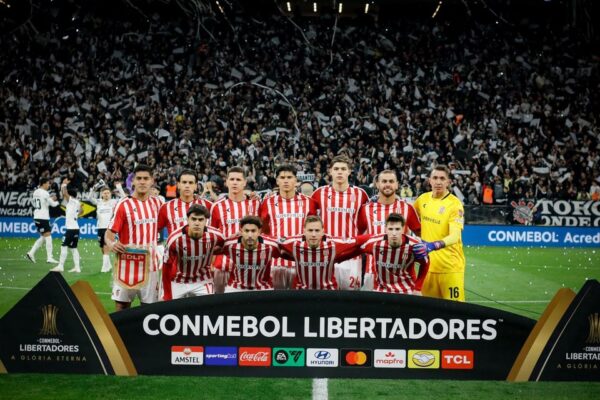 Estudiantes clasificó en Brasil a las semifinales de la Libertadores. Foto: Agencia NA (@EdelpOficial).