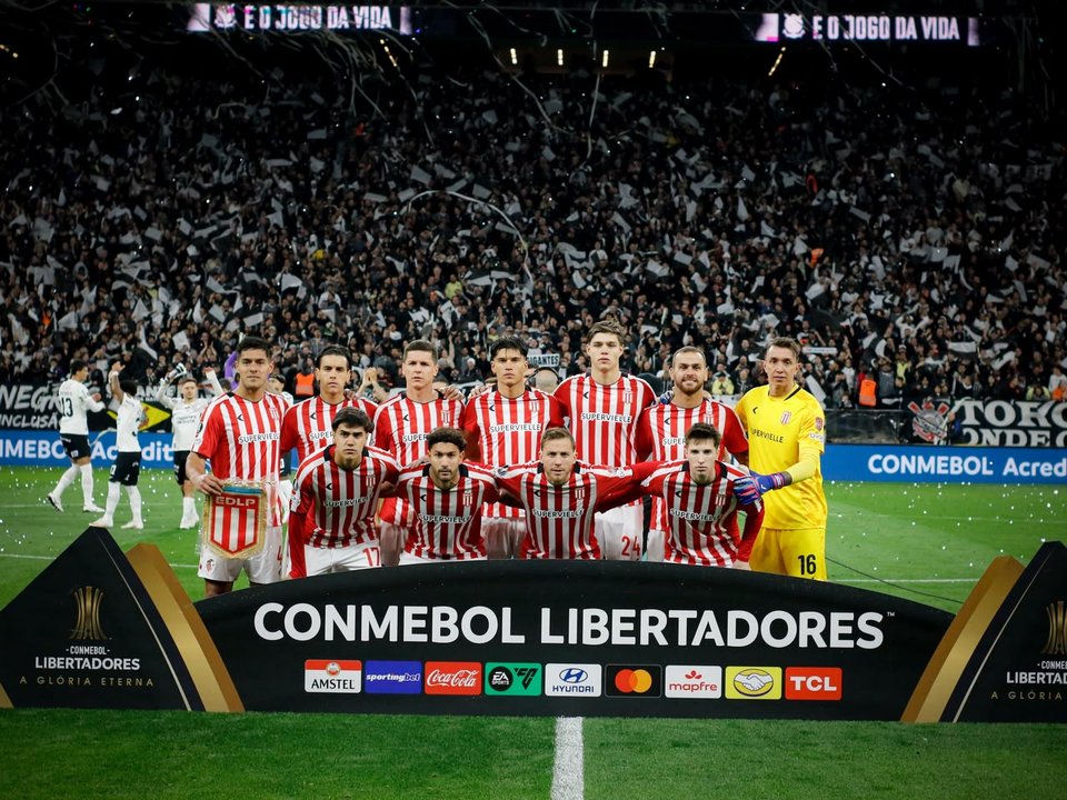 Estudiantes clasificó en Brasil a las semifinales de la Libertadores. Foto: Agencia NA (@EdelpOficial).